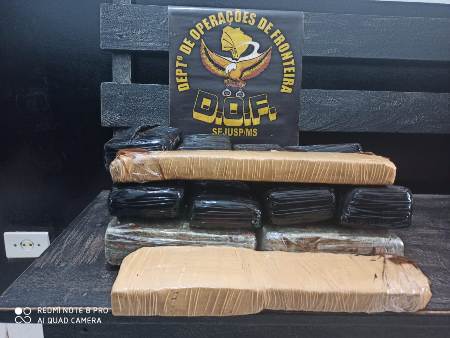 Mulher que transportava droga para o Maranhão foi presa pelo DOF durante a Operação Hórus