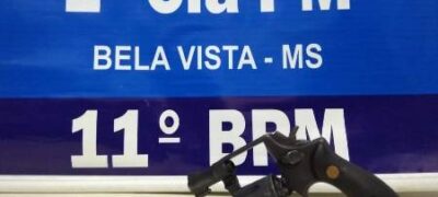 Polícia Militar em Bela Vista apreende duas armas de fogo durante o final de semana