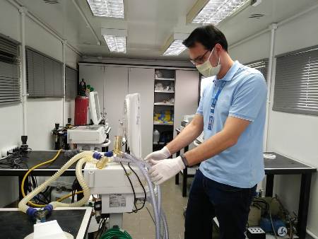 Energisa assume custos de transporte e calibração de ventiladores pulmonares consertados para instituições de saúde no Mato Grosso do Sul