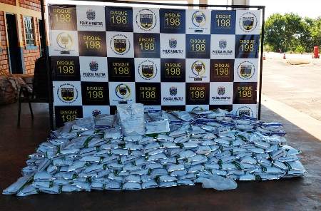 PMA de Dourados autua em R$ 10 mil contrabandista preso por Policiais Militares Rodoviários com 500 kg de agrotóxicos adquiridos no Paraguai