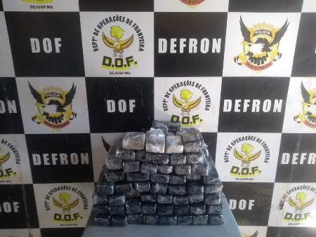 Falso casal que transportava maconha para Dourados foi preso pelo DOF durante a Operação Hórus