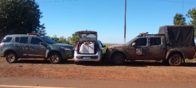 Veículo que seguia com maconha para o Paraná foi apreendido pelo DOF e BOPE durante a Operação Hórus