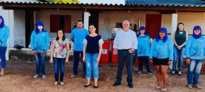Prefeito Manoel Viais e Presidente da Câmara Preguinho entrega Kits de Proteção Individual
