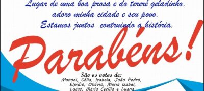 Prefeito Manoel Viais parabeniza Caracol e os trabalhadores do município