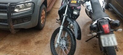 Duas motocicletas que seguiam para o Paraguai foram recuperadas pelo DOF durante a Operação Hórus