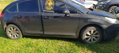 Veículo com sinais de identificação adulterados é apreendido pelo DOF durante a Operação Hórus