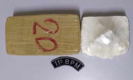 Polícia Militar prende dois homens por Tráfico de Drogas em Guia Lopes da Laguna