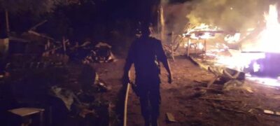 Incêndio destrói marcenaria em Porto Murtinho.