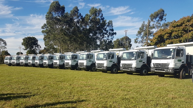 Em parceria com governo, Geraldo entrega  32 caminhões para agricultura familiar