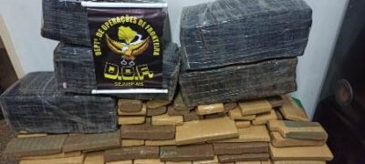 Veículo que seguia com quase 400 quilos de maconha para São Paulo foi apreendido pelo DOF durante a Operação Hórus