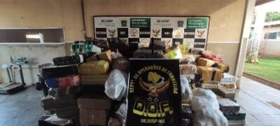 Caminhão roubado em Goiânia foi recuperado pelo DOF carregado com quase nove toneladas de maconha