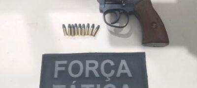 PM apresenta resultados da Operação “Corpus Christi 2020” na área do 11º BPM contendo, inclusive, apreensão de arma de fogo