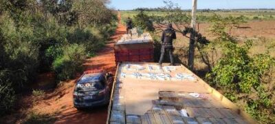 Quatro veículos com produtos do Paraguai foram apreendidos pelo DOF durante a Operação Hórus