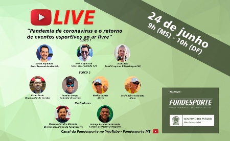 Live debaterá retorno dos eventos esportivos ao ar livre pós-pandemia