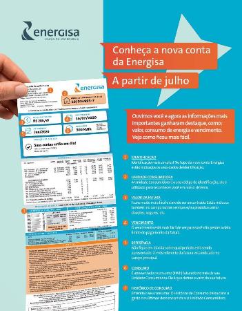 Energisa Mato Grosso do Sul lança novo visual da conta de energia