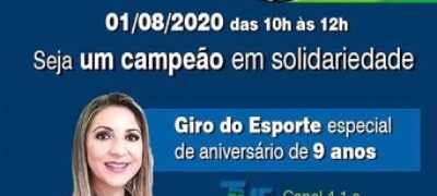 Com ex jogador e personalidades do esporte, Giro tem edição especial neste sábado