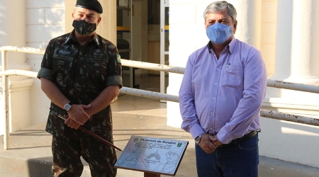 Inaugurado em Bela Vista placa homenageando Marechal Rondon