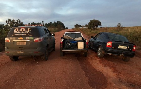 Veículo com mais de 300 quilos de maconha que seguia para Campo Grande foi apreendido pelo DOF