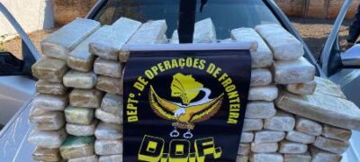 Veículo que seguia com maconha para Campo Grande foi apreendido pelo DOF
