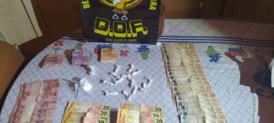 Homem que vendia droga em Amambai foi preso pelo DOF durante a Operação