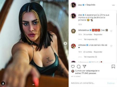 Cleo Pires esbanja beleza e sensualidade ao surgir com decotão em clique: “Beleza inexplicável”
