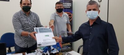 Projeto executivo para reforma do Ginásio Municipal de Sonora é entregue à Fundesporte