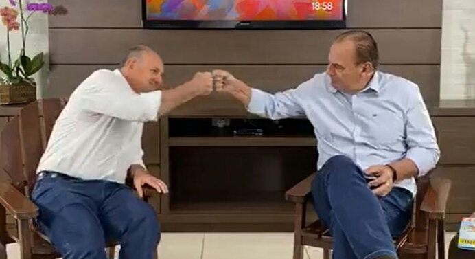 Durante LIVE, Manoel Viais declara apoio a Neco Pagliosa para prefeito de Caracol