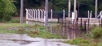 Com chuva, nível do Rio Apa sobe é ameaça ribeirinhos em Bela Vista