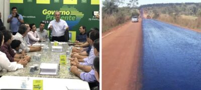 Após audiências com o governador, vereadores de Bela Vista agradecem liberação de asfalto para estrada das caieras