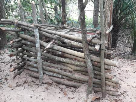 Polícia Militar Ambiental de Jardim surpreende caçadores, com armadilha e ceva, apreende rifle e munições e evita caça ilegal