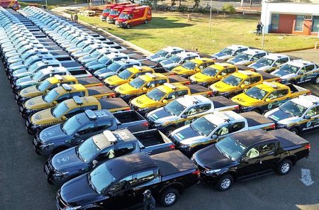 Governo de MS entrega 78 viaturas para a Segurança Pública