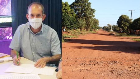 Direto de Campo Grande, Dirceu Bettoni acompanha últimos ajustes do projeto de pavimentação da avenida Alberto Ratier