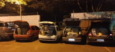 Veículos com mais de R$ 160 mil em contrabando são apreendidos