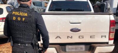 Camionete roubada no Paraná foi recuperada pelo DOF