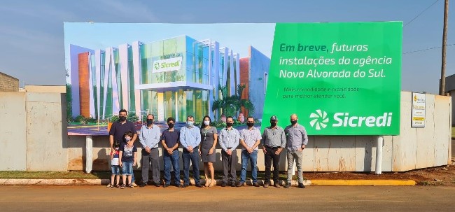 Sicredi Centro-Sul MS inicia obra da nova agência em Nova Alvorada do Sul