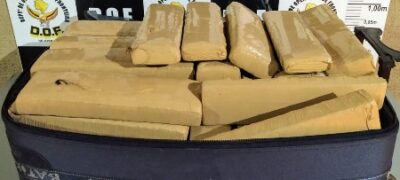Homem que guardava mala com maconha em Dourados foi preso pelo DOF durante a Operação Hórus