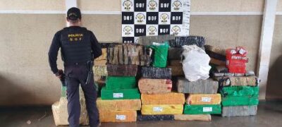 Veículo com mais de uma tonelada de maconha foi apreendido pelo DOF