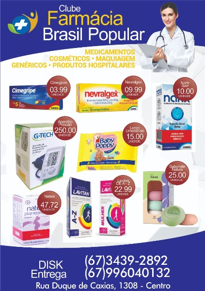 Bela Vista: Confira as promoções na Farmácia Brasil Popular