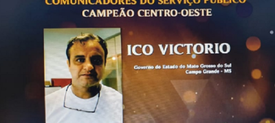 Chefe da Subcom do Governo de MS leva 1º lugar no prêmio TOP Mega Brasil