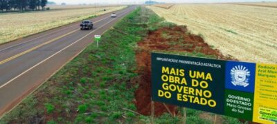 Com mais da metade da pavimentação da MS-379 concluída, Aral Moreira conta com R$ 166 milhões de investimento