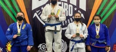 Contemplada pelo Bolsa Atleta conquista dois ouros no Brasileiro de Jiu-Jitsu Esportivo
