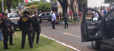 Policial à paisana interfere em assalto a posto de gasolina em Ponta Porã