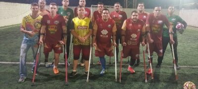 Time sul-mato-grossense de futebol de amputados disputa quadrangular em São Paulo