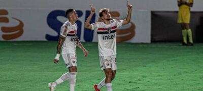 São Paulo atropela o Goiás e assume a liderança do Brasileirão com um jogo a menos