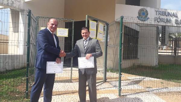 Neco Pagliosa e Preguinho são diplomados na Justiça Eleitoral