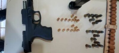 Polícia Militar em Jardim apreende arma de fogo de uso permitido e munição de uso restrito durante atendimento à ocorrência