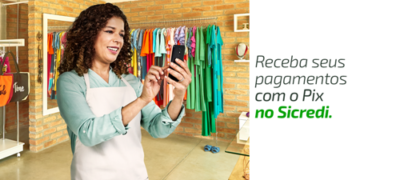 Máquinas de cartões do Sicredi contam com o Pix para receber pagamentos