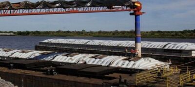 Com dois portos ativos, volume das exportações de MS via Porto Murtinho cresce 57,83% em 2020