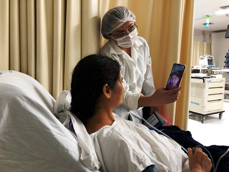 Iniciativa virtual aproxima familiares e pacientes no Hospital Regional de Ponta Porã (MS)  