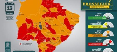 Bela Vista e mais 33 cidades de MS aparecem na bandeira vermelha do 1º Prosseguir de 2021